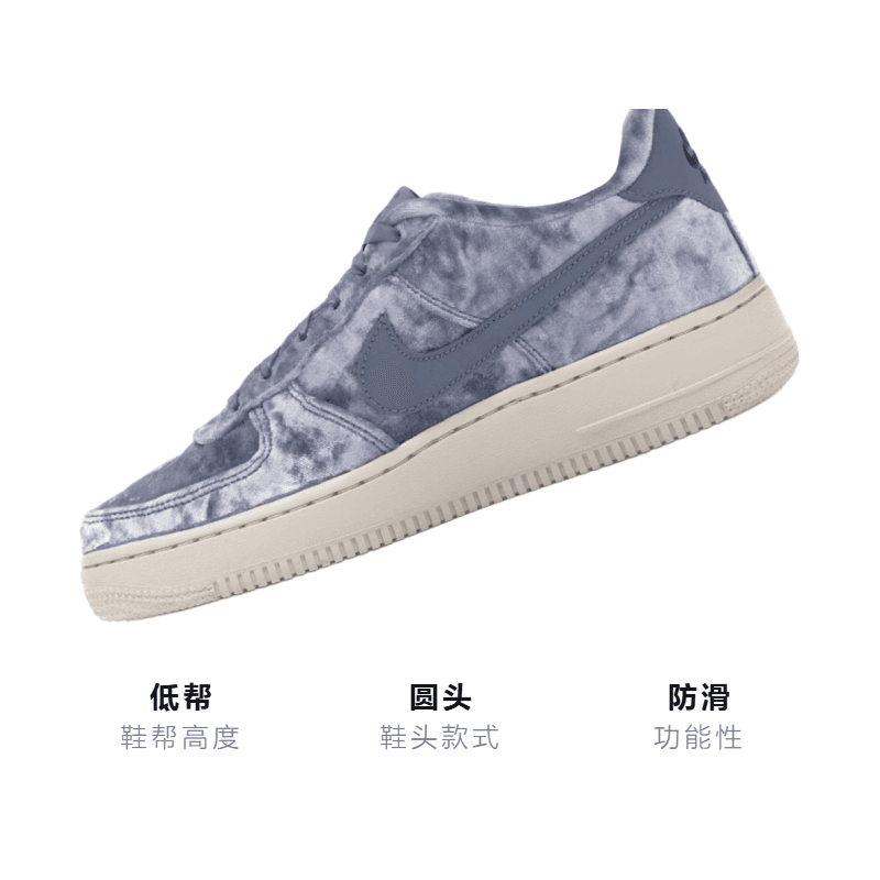 Кроссовки Nike Air Force 1 Dark Sky Blue GS - изображение 2