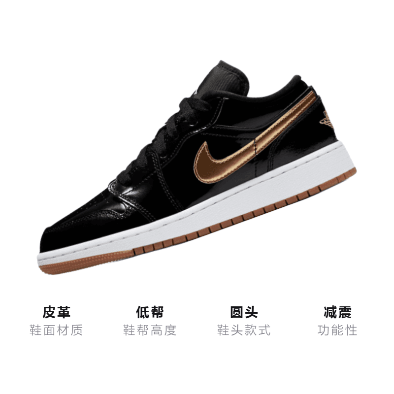 Кроссовки для баскетбола Jordan Air Jordan 1 Low GS - изображение 3
