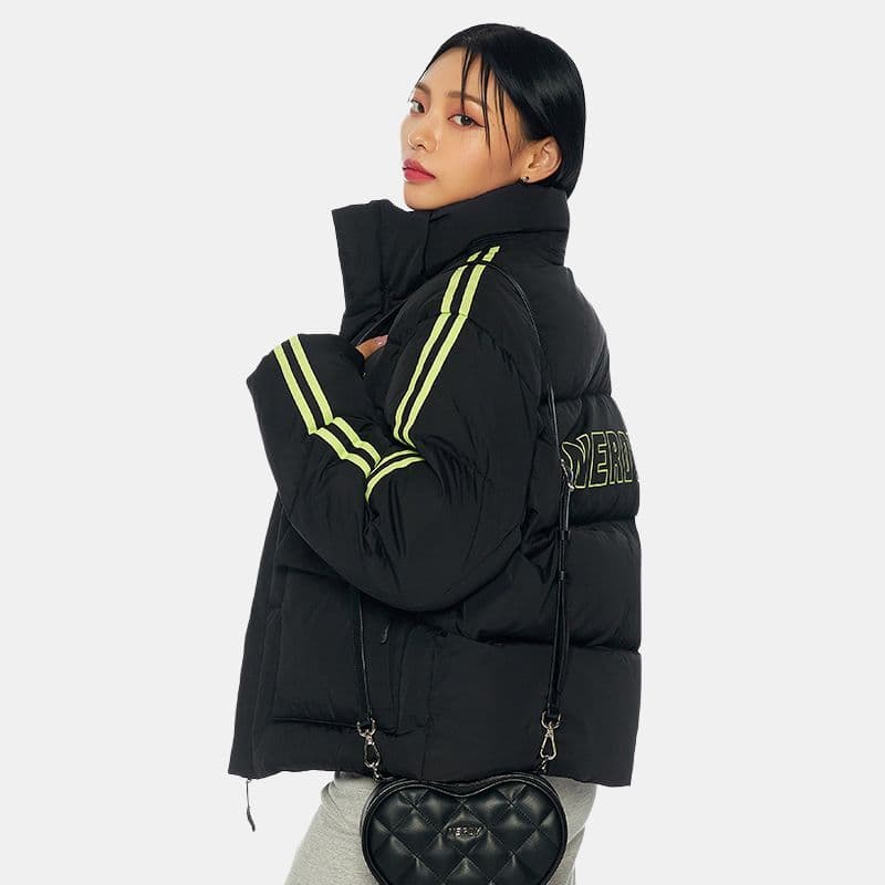 Зимняя куртка NERDY Logo Hooded Down Jacket Black - изображение 6