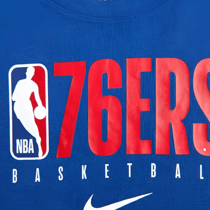 Футболка Nike NBA Philadelphia 76ers Dri-FIT Tee Navy Youth - изображение 3