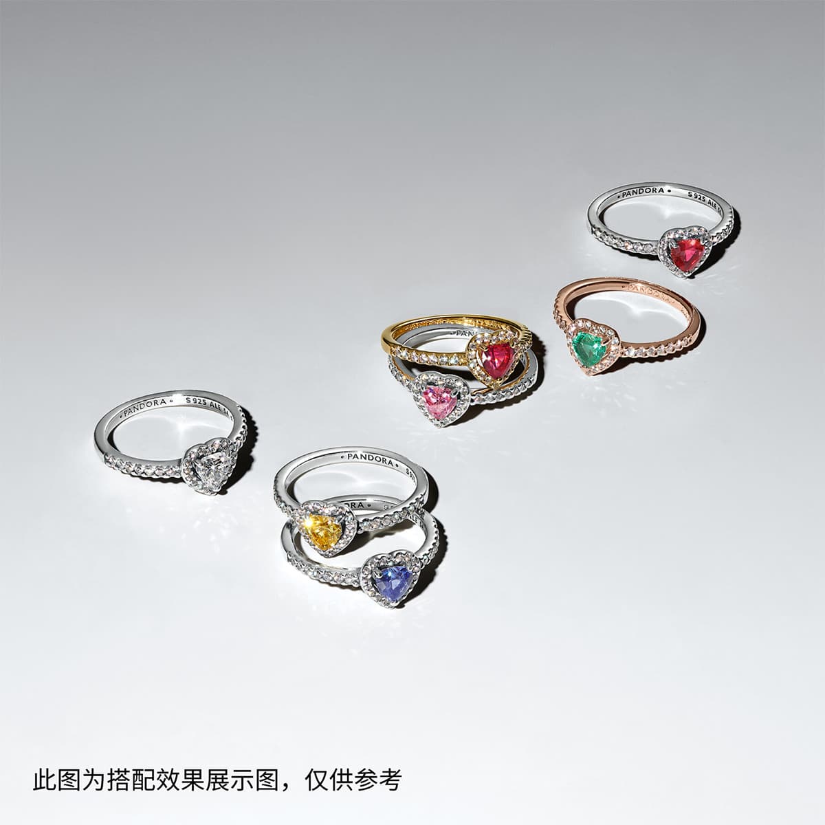 Кольцо Pandora Heart Logo Ring - изображение 12