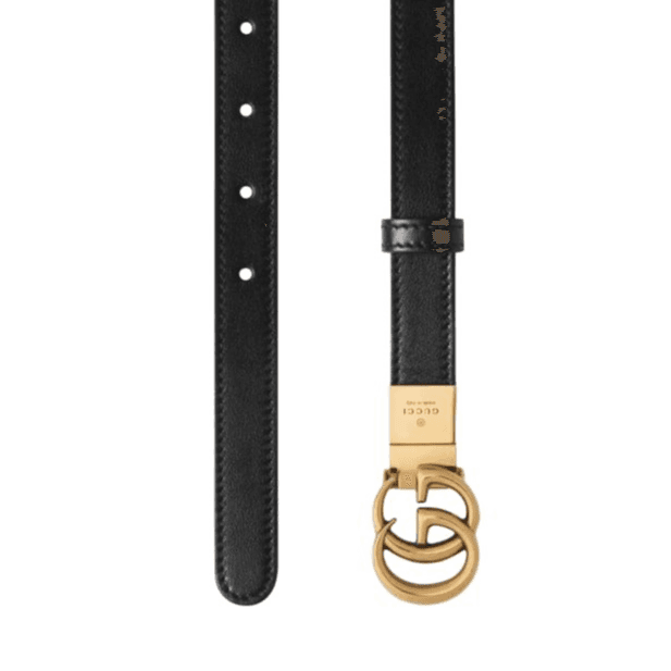 Ремень Gucci Leather Belt Black - изображение 2