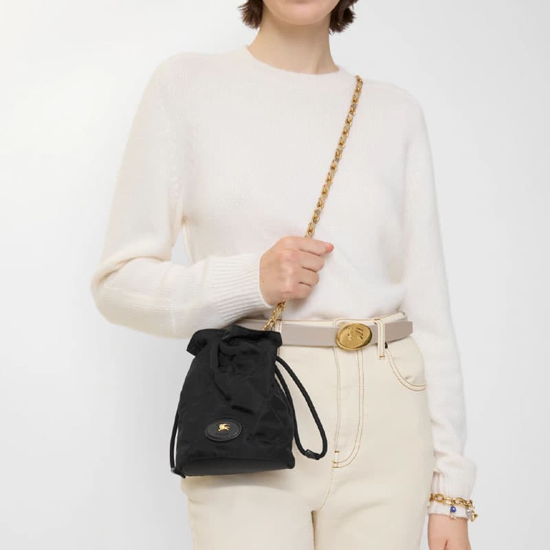 Сумка через плечо Burberry Horseshoe - изображение 5
