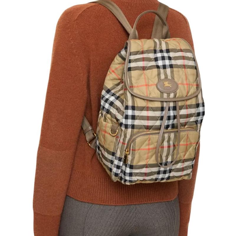 Рюкзак Burberry Horseshoe Check Backpack - изображение 6