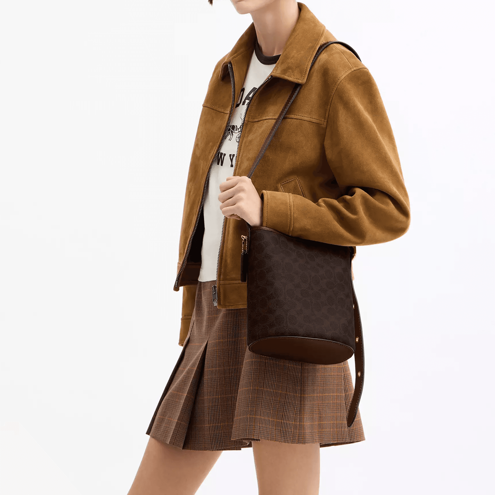 Сумка через плечо COACH Bleecker 21 - изображение 7