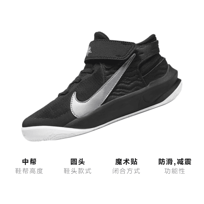 Кроссовки для баскетбола Nike Team Hustle D 10 FlyEase - изображение 3