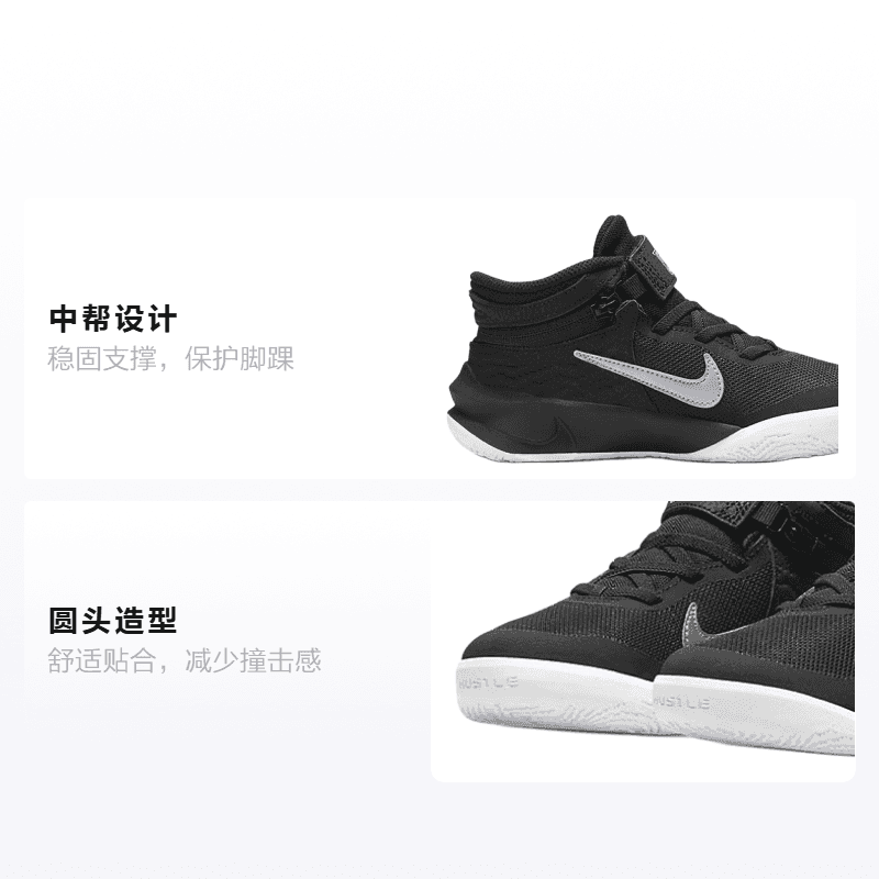 Кроссовки для баскетбола Nike Team Hustle D 10 FlyEase - изображение 2