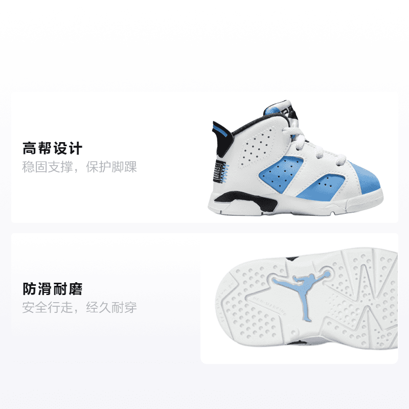 Кроссовки Jordan Air Jordan 6 Retro University Blue - изображение 2