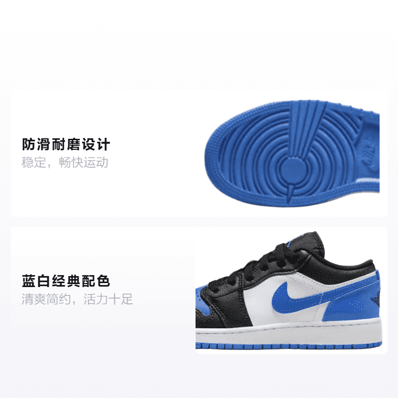 Кроссовки для баскетбола Jordan Air Jordan 1 GS - изображение 2