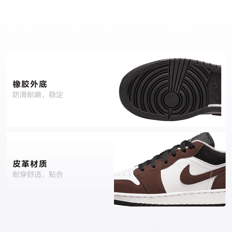 Кроссовки для баскетбола Jordan Air Jordan 1 Low SE GS - изображение 2
