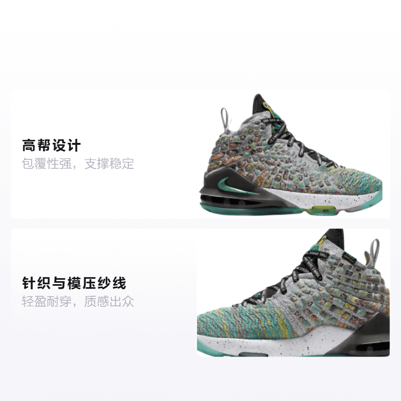 Кроссовки для баскетбола Nike Lebron 17 I Promise - изображение 2