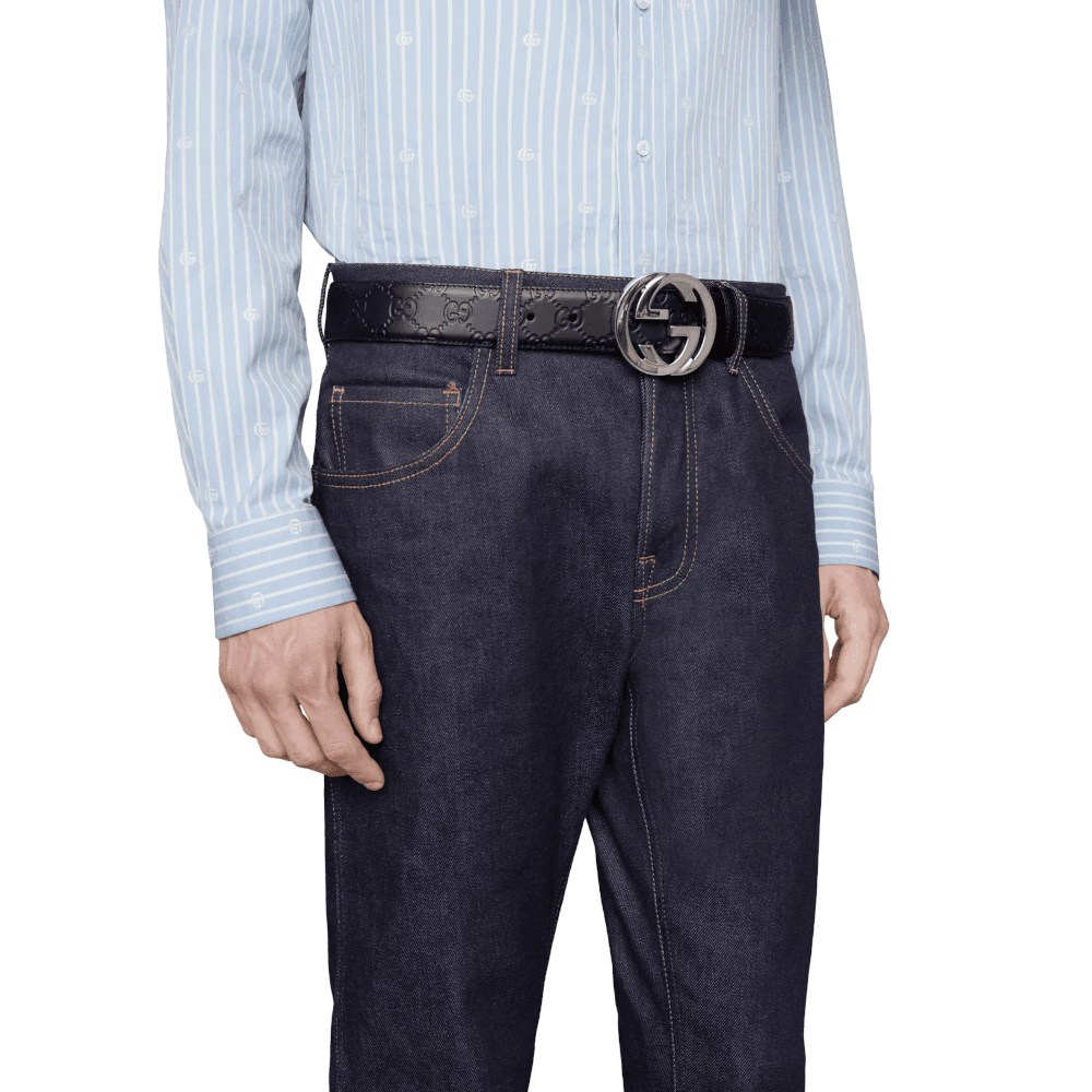 Ремень Gucci Signature Belt - изображение 3