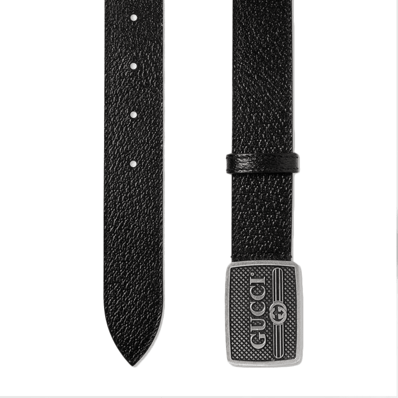 Ремень Gucci Leather Belt Black - изображение 2